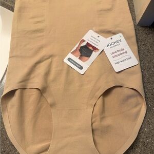 Jockey Skimmies High-Waist Core Body Smoothing Brief - Beige